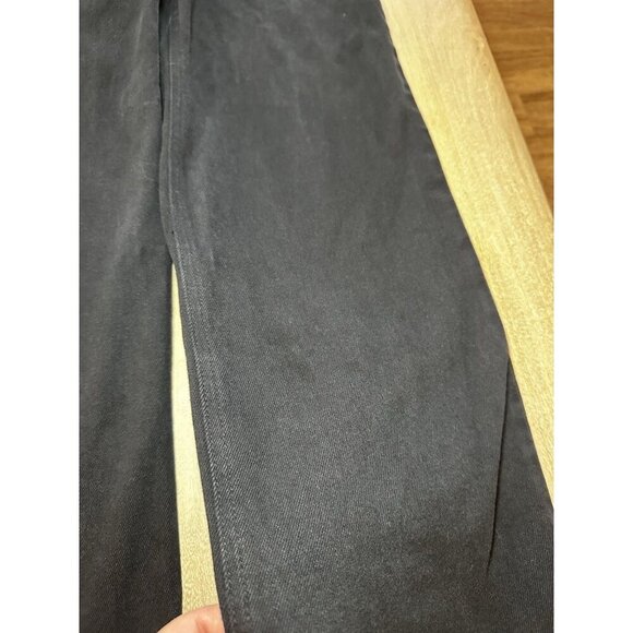 Aritzia Wilfred Free Black Modern Canvas Utility Straight Leg Pants Size 2 - Picture 3 of 8